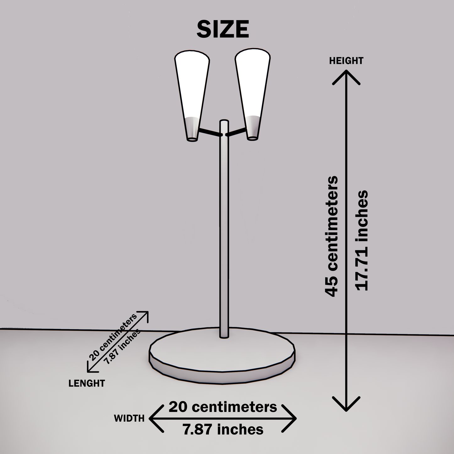 TurboGlow - 918 Luxury Lamp